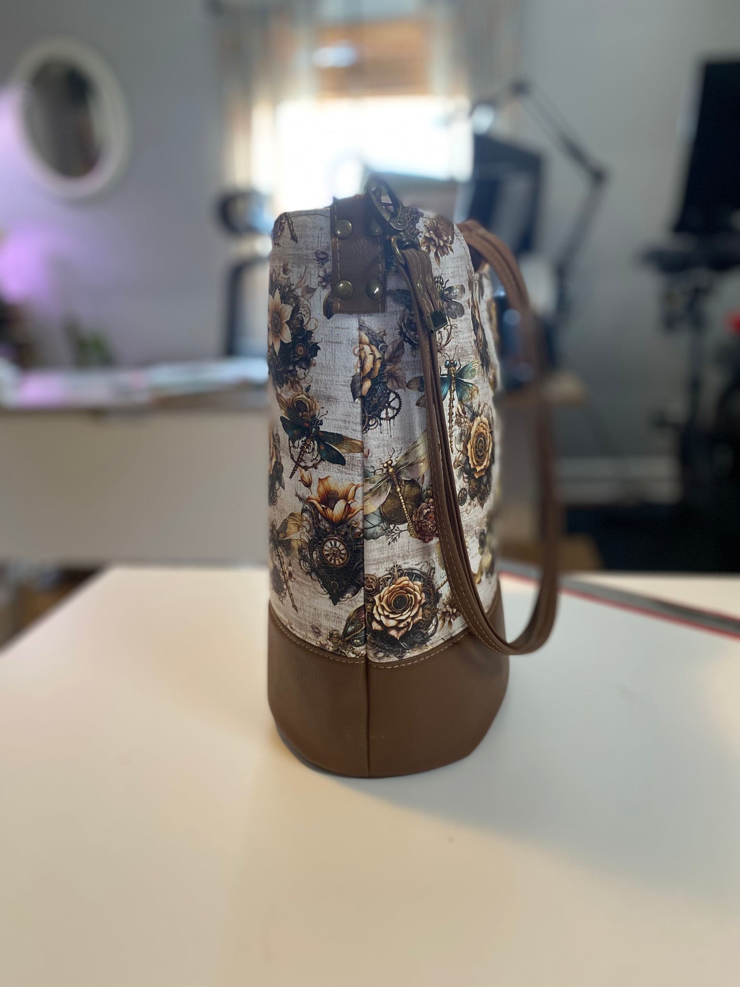 ‘Steampunk Dragonflies’ Bucket Bag